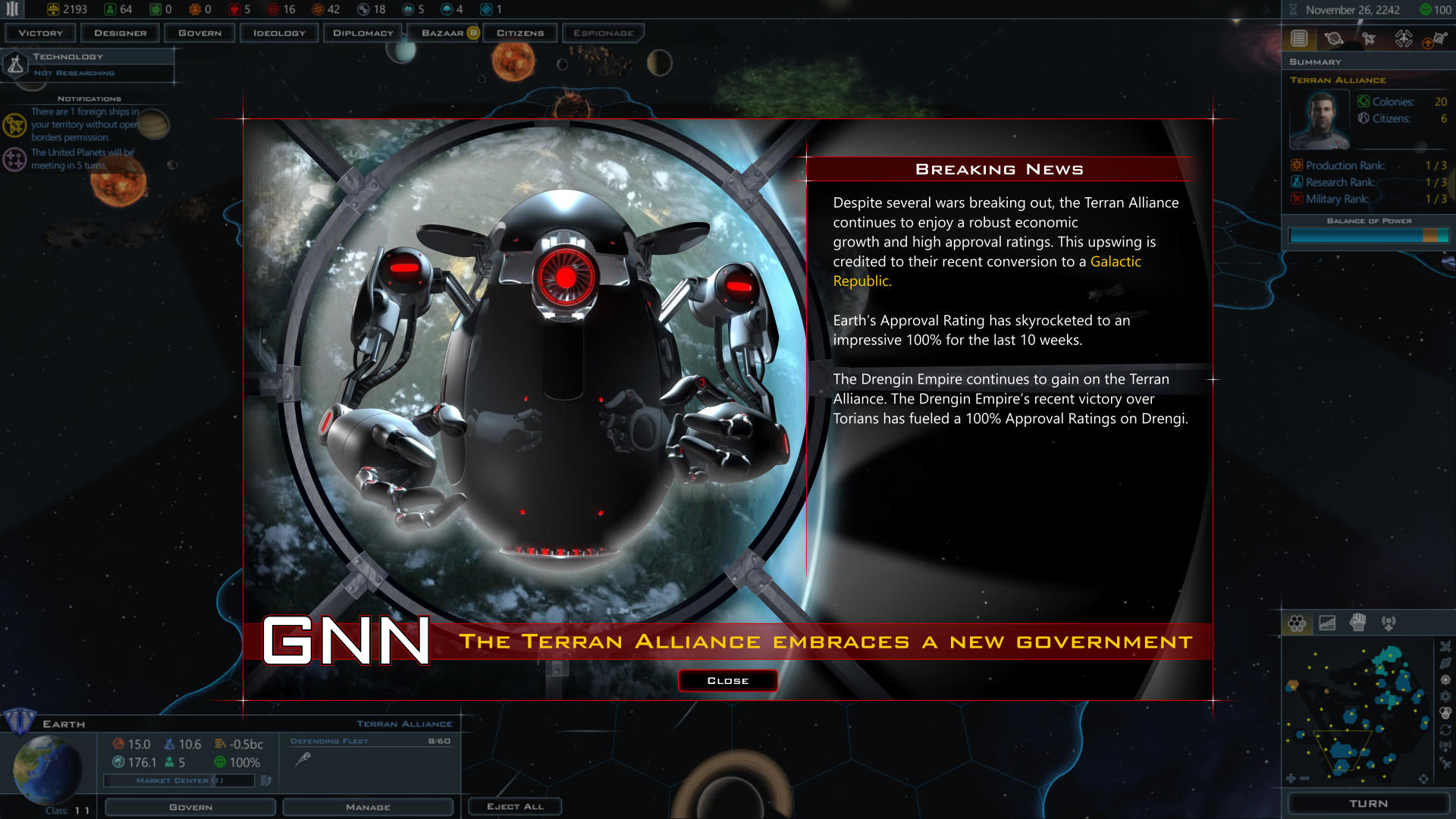 Galactic Civilizations III: Intrigue Expansion screenshot 3