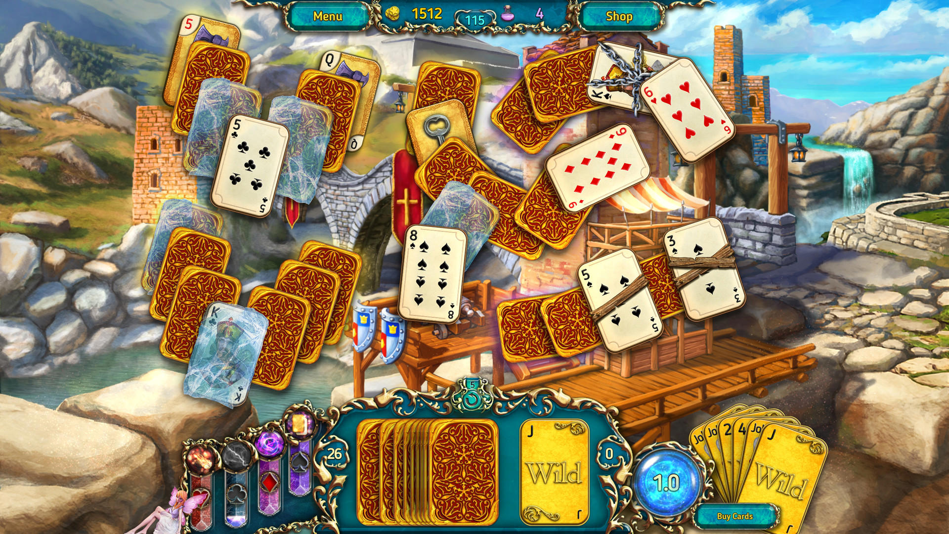 Dreamland Solitaire screenshot 3