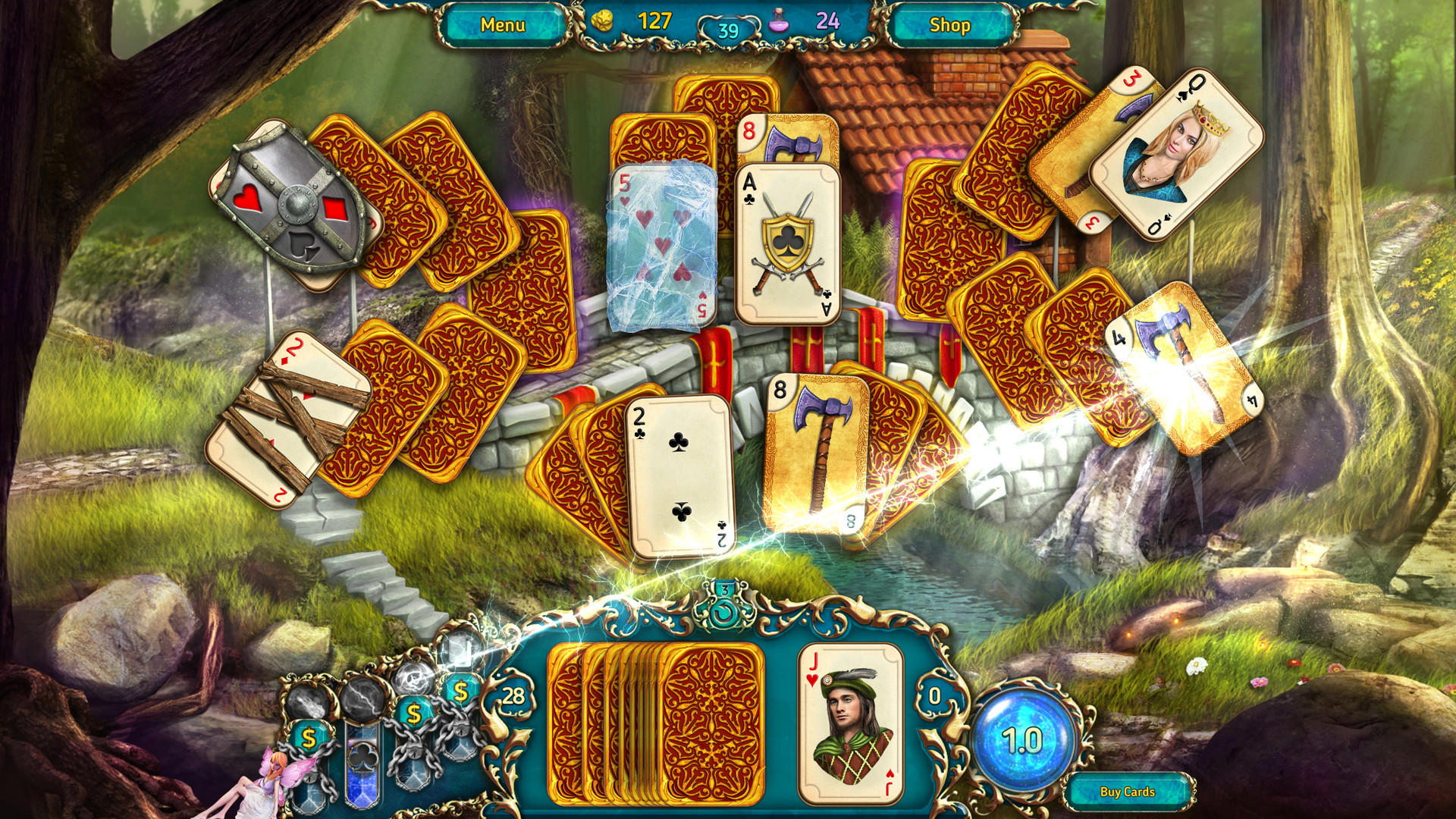 Dreamland Solitaire screenshot 1