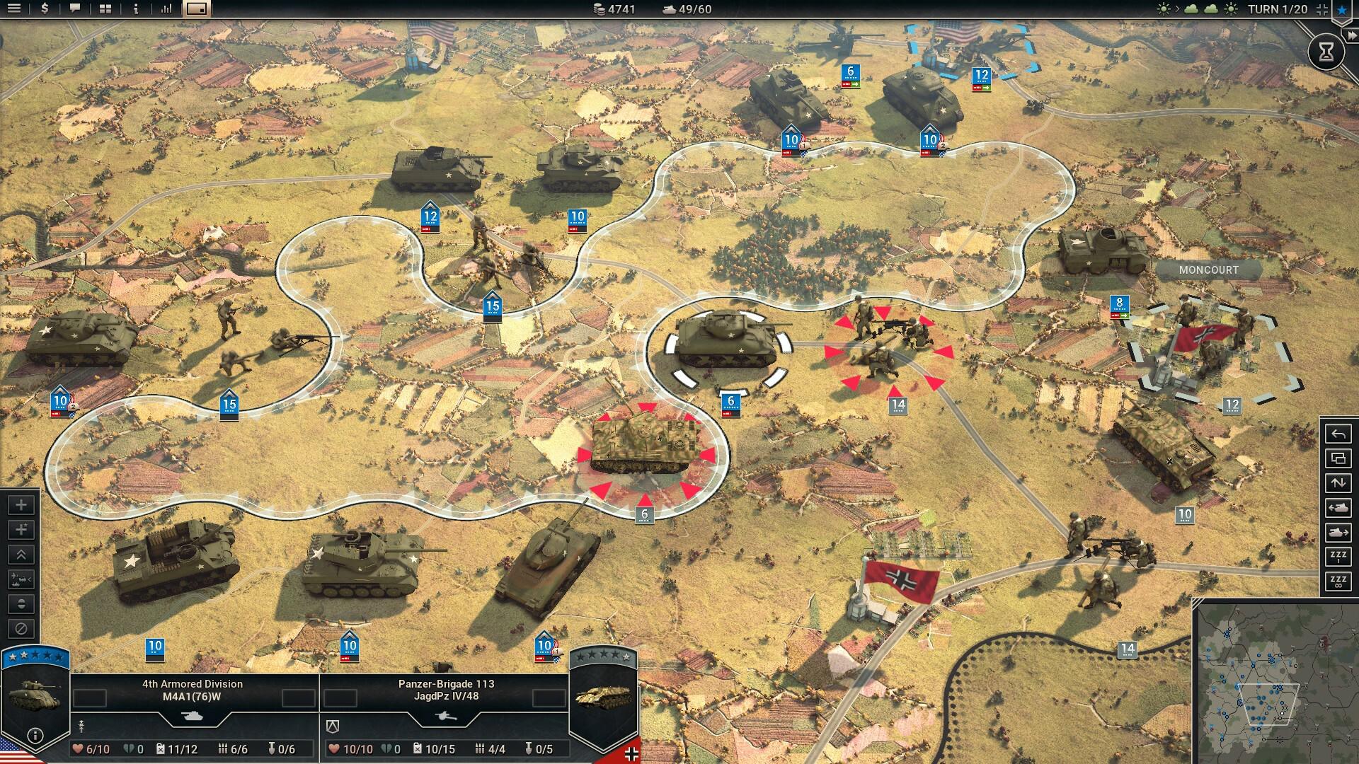 Panzer Corps 2: Frontlines - Westwall screenshot 1