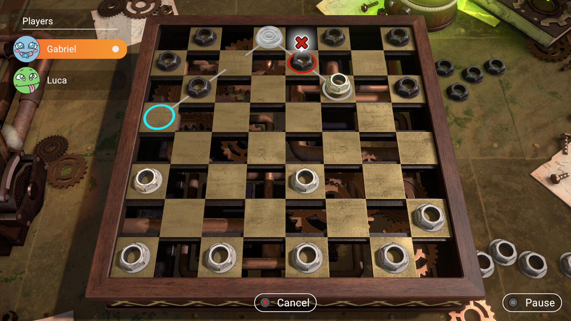 Backgammon + Checkers + Mills screenshot 2