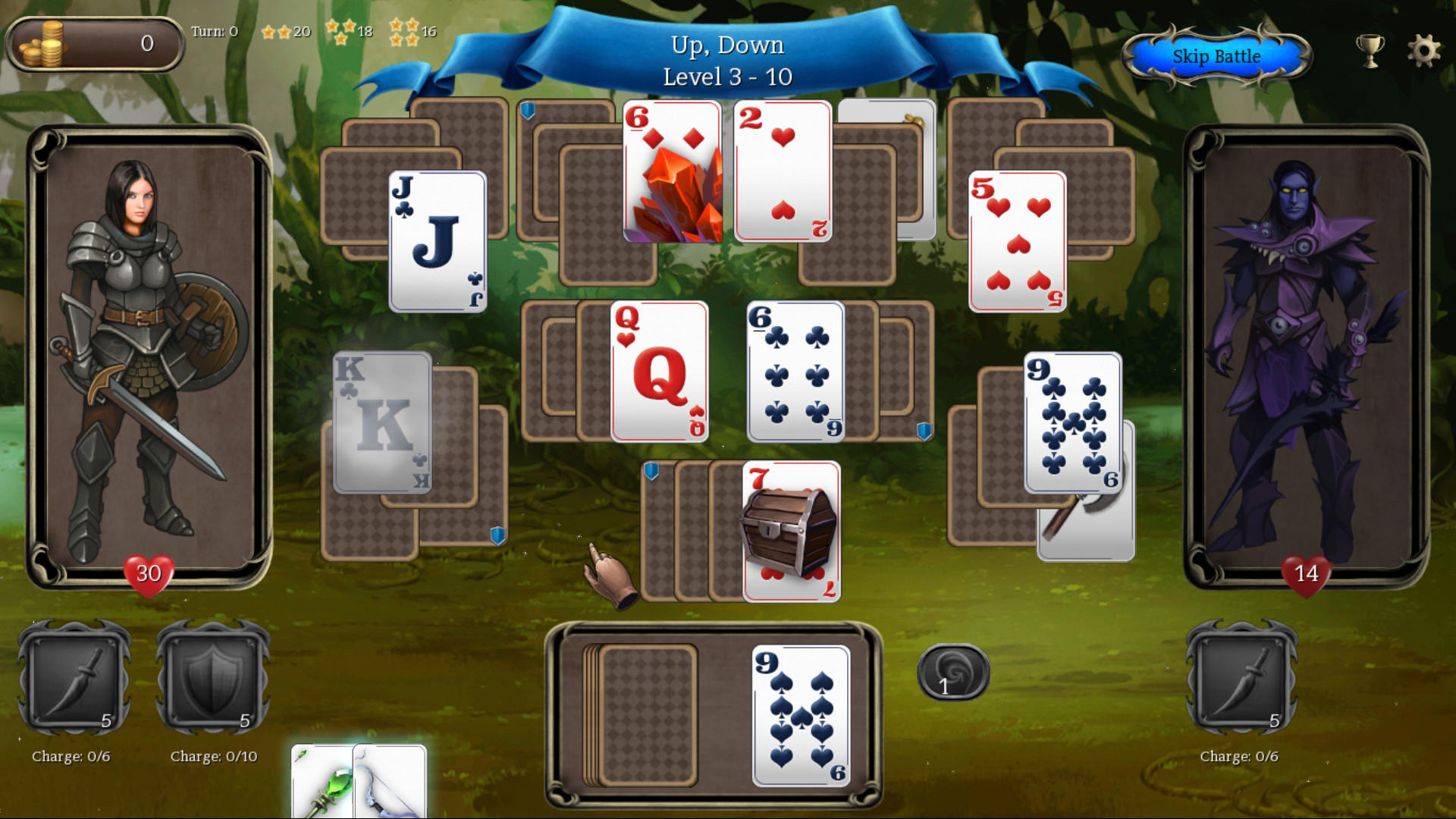 Ember Knight Solitaire screenshot 1