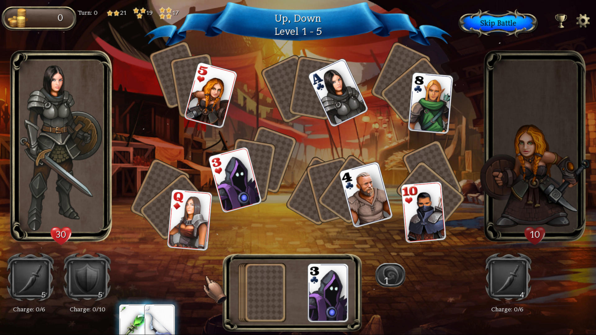 Ember Knight Solitaire screenshot 3