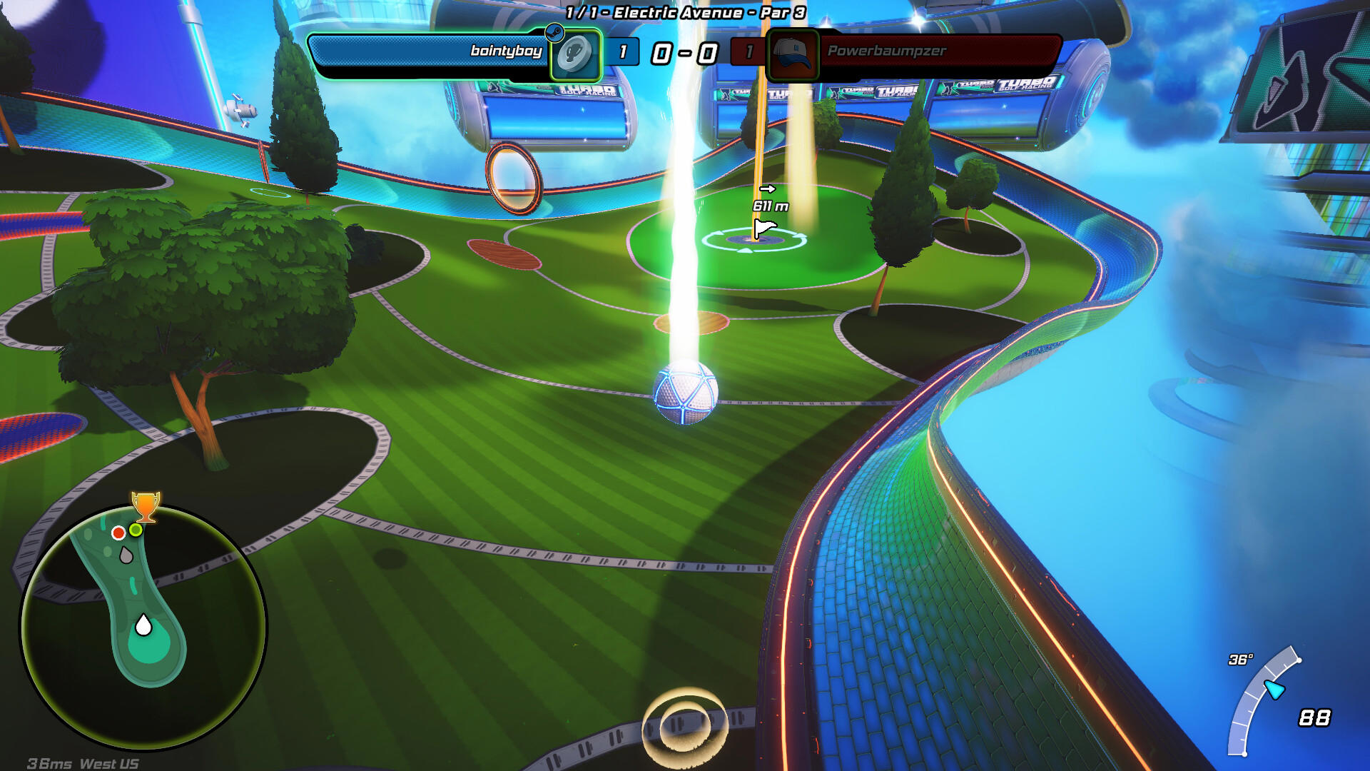Turbo Golf Racing screenshot 2