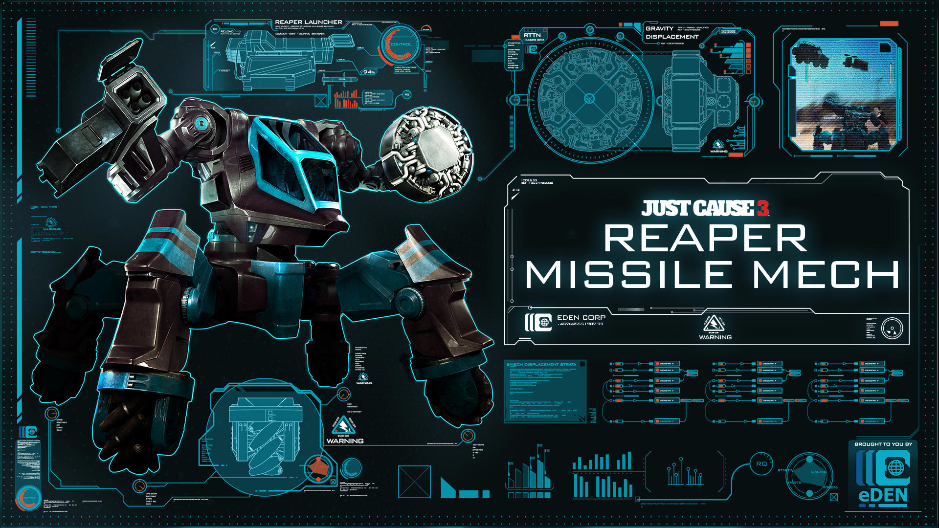 Just Cause™ 3 DLC: Reaper Missile Mech screenshot 3