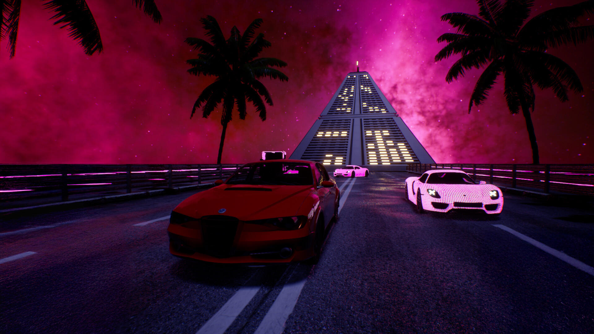 Synthwave Burnout screenshot 2
