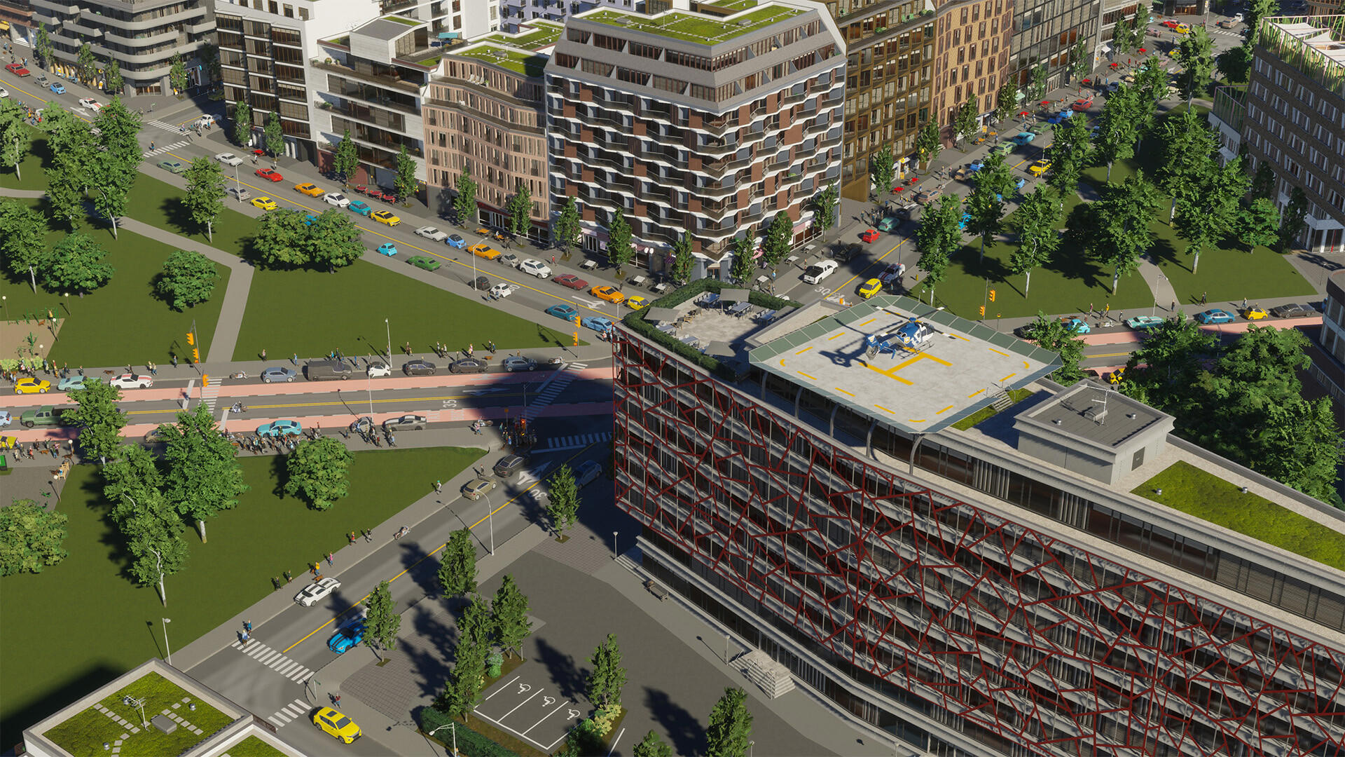 Cities: Skylines II - Creator Pack: Urban Promenades screenshot 2