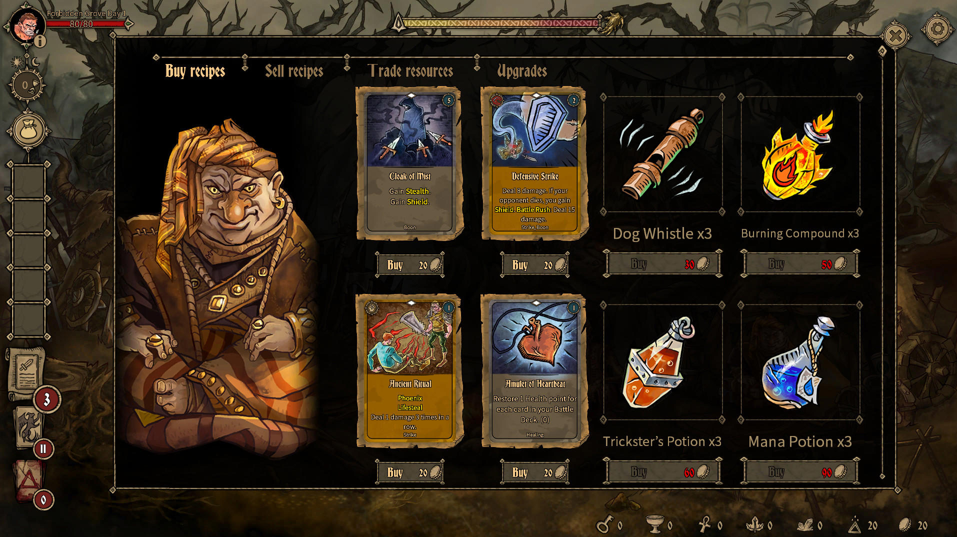 Deck of Ashes screenshot 2