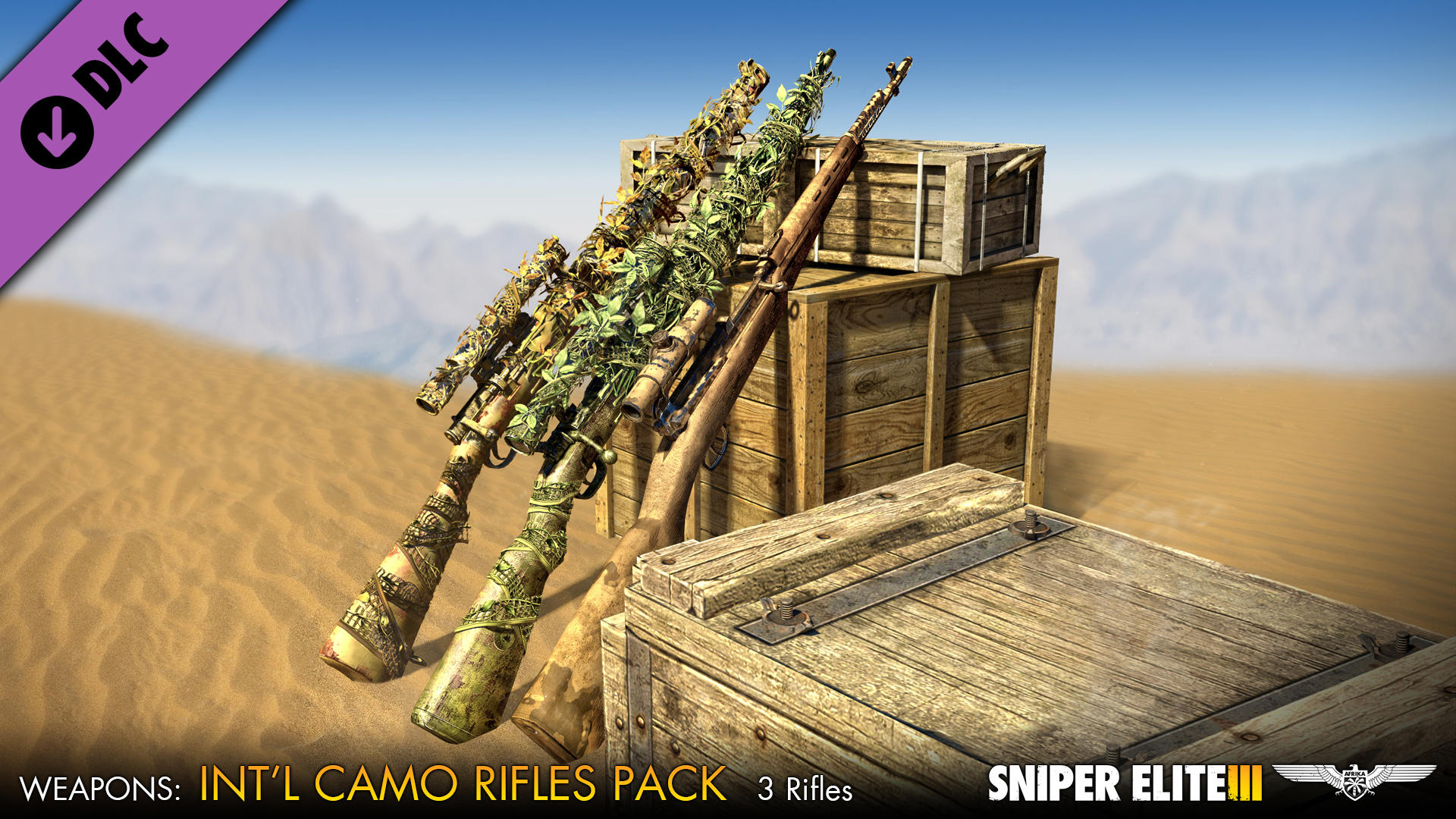 Sniper Elite 3 - International Camouflage Rifles Pack screenshot 1