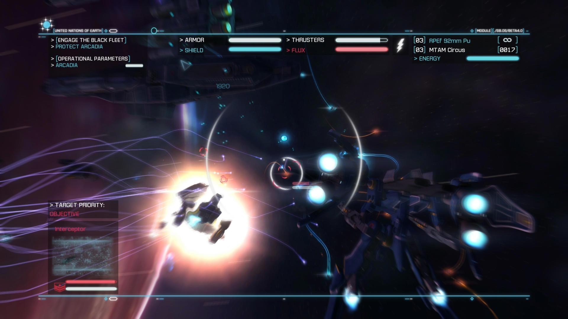 Strike Suit Zero: Director's Cut screenshot 1
