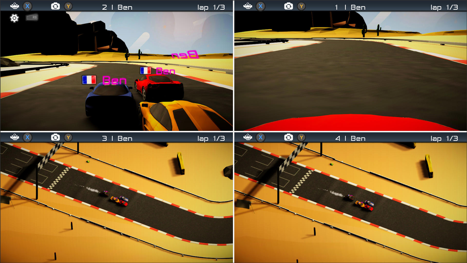 Turbo Machines Mini Racing screenshot 1