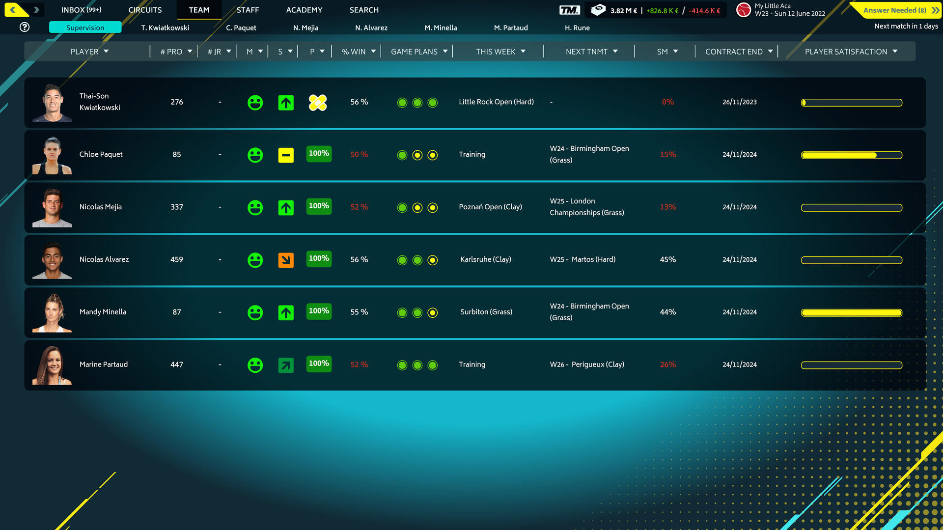 Tennis Manager 2022 screenshot 2