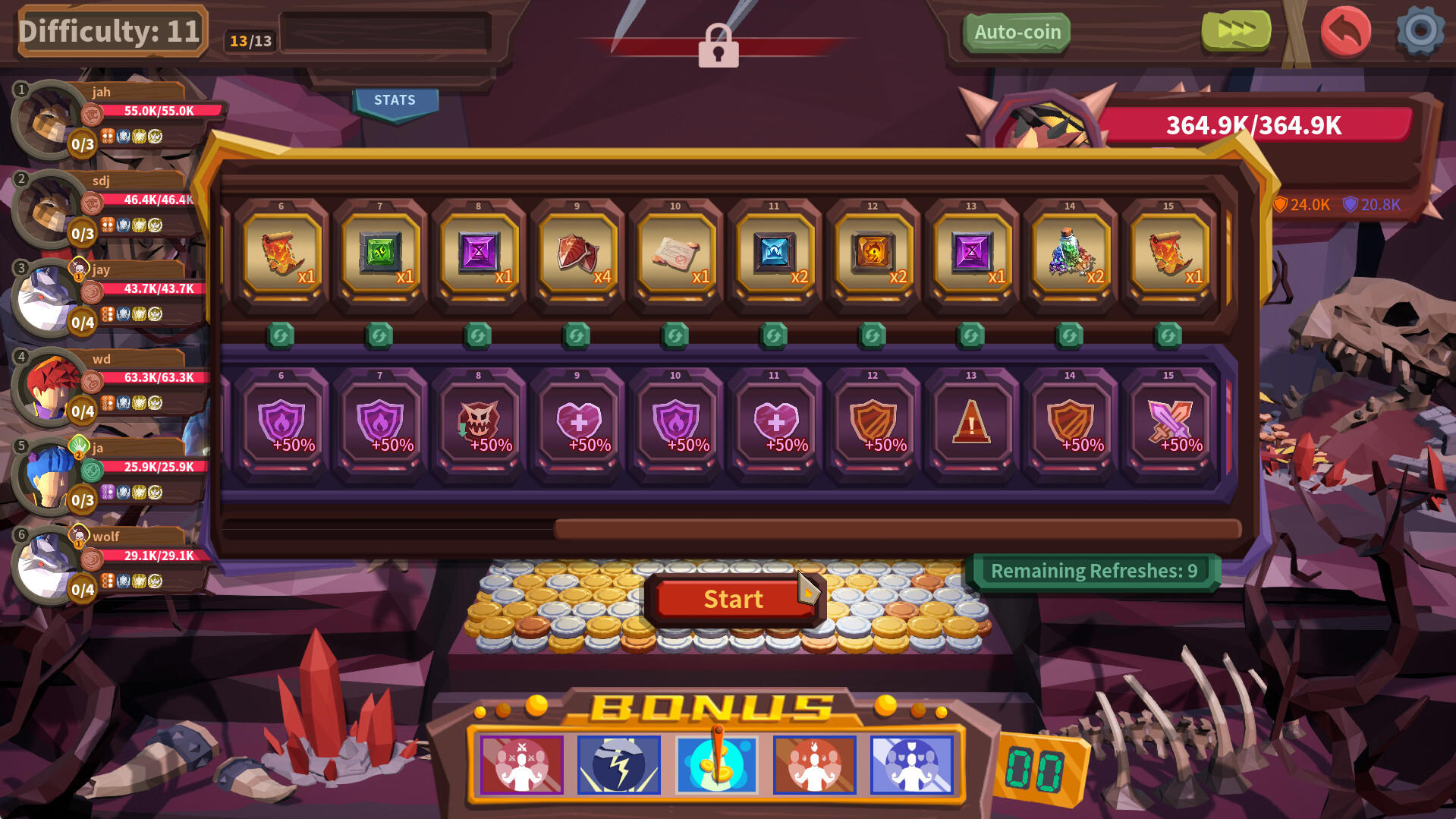 Coin Push RPG screenshot 1
