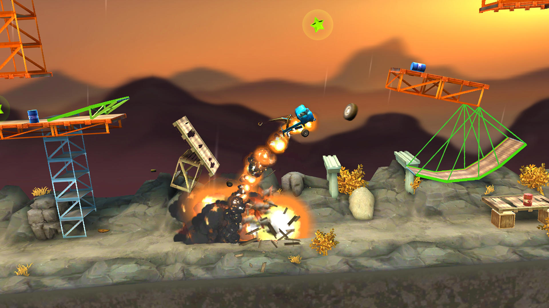 Bridge Constructor Stunts screenshot 1