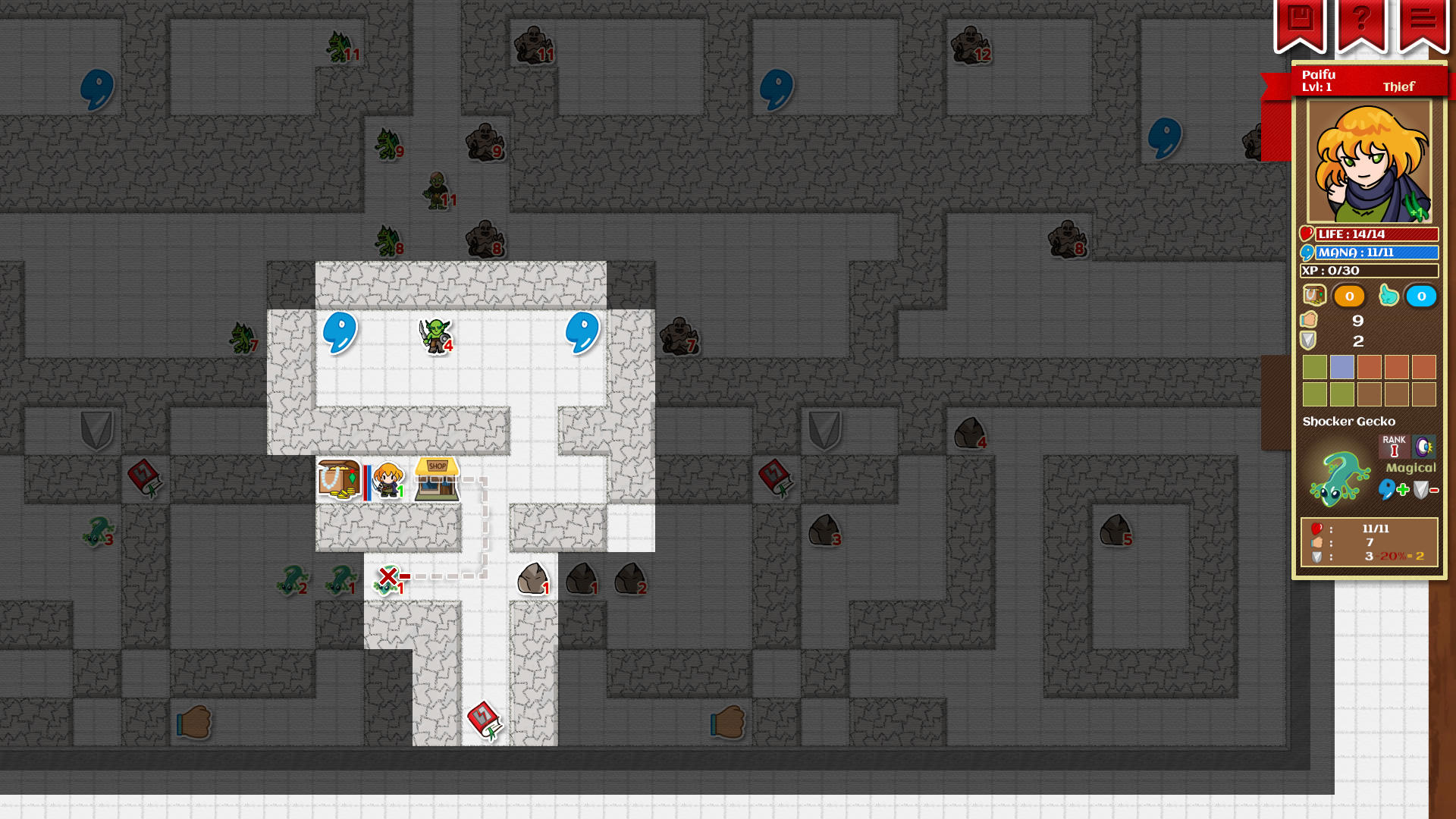 Paper Dungeons screenshot 1