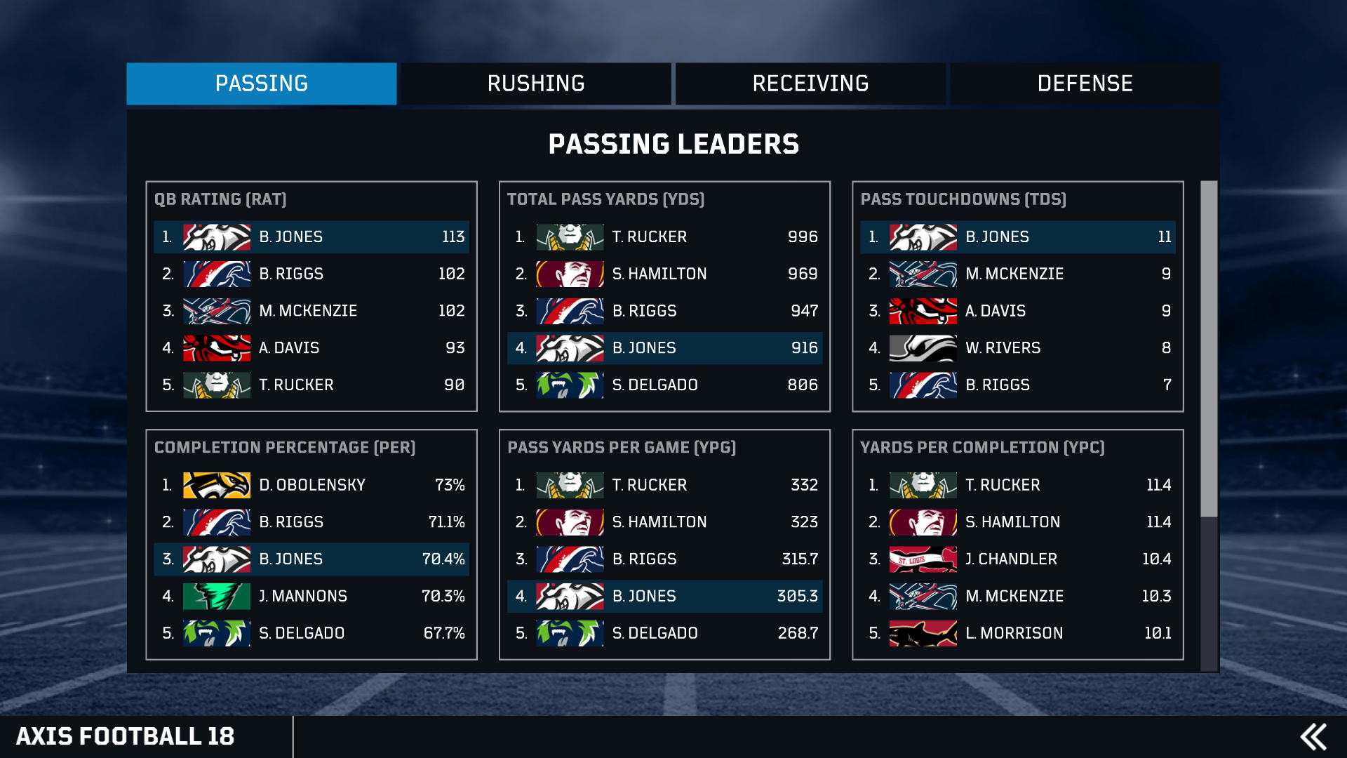 Axis Football 2018 screenshot 3