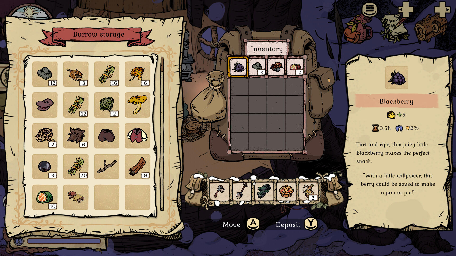 Winter Burrow screenshot 1