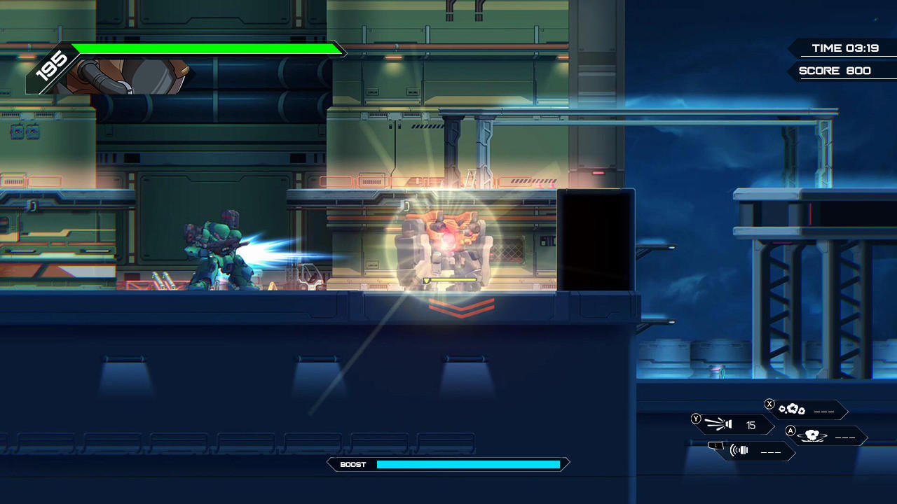 HARDCORE MECHA - Round Hammer Particle Cannon screenshot 3