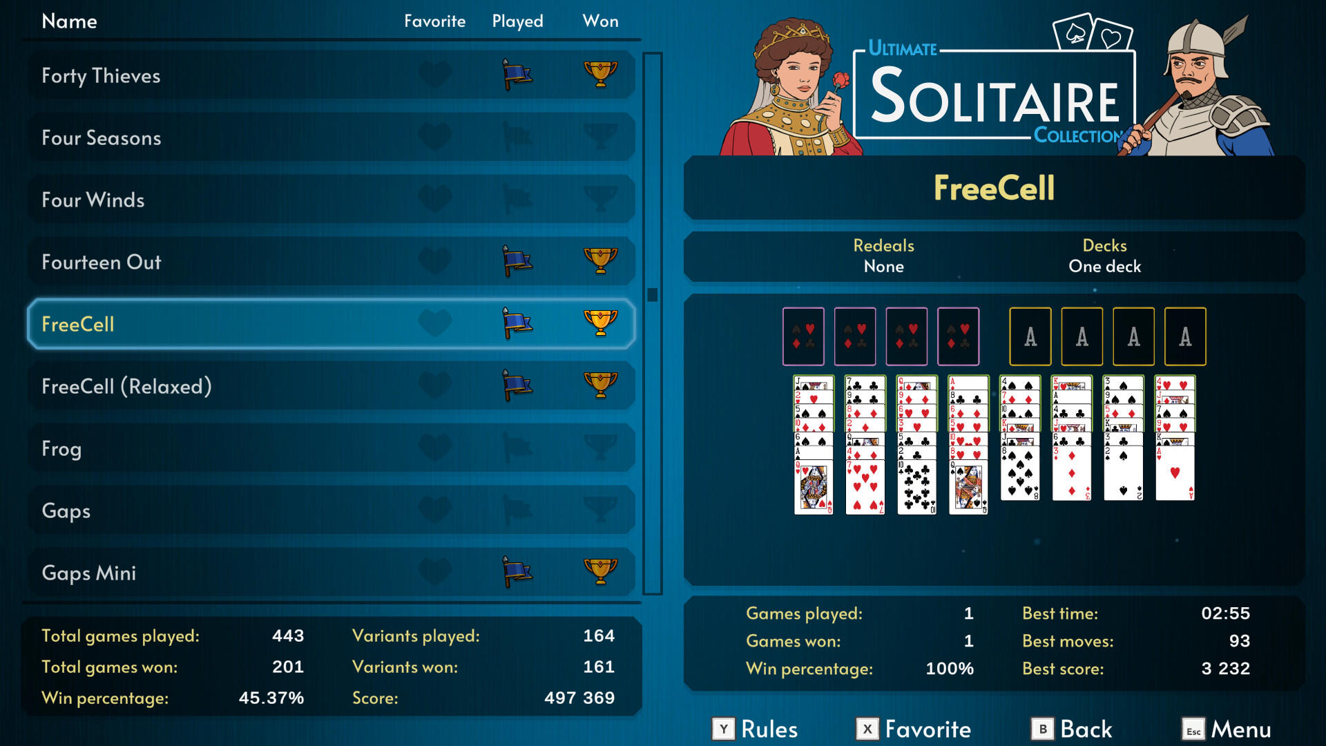 Ultimate Solitaire Collection screenshot 1
