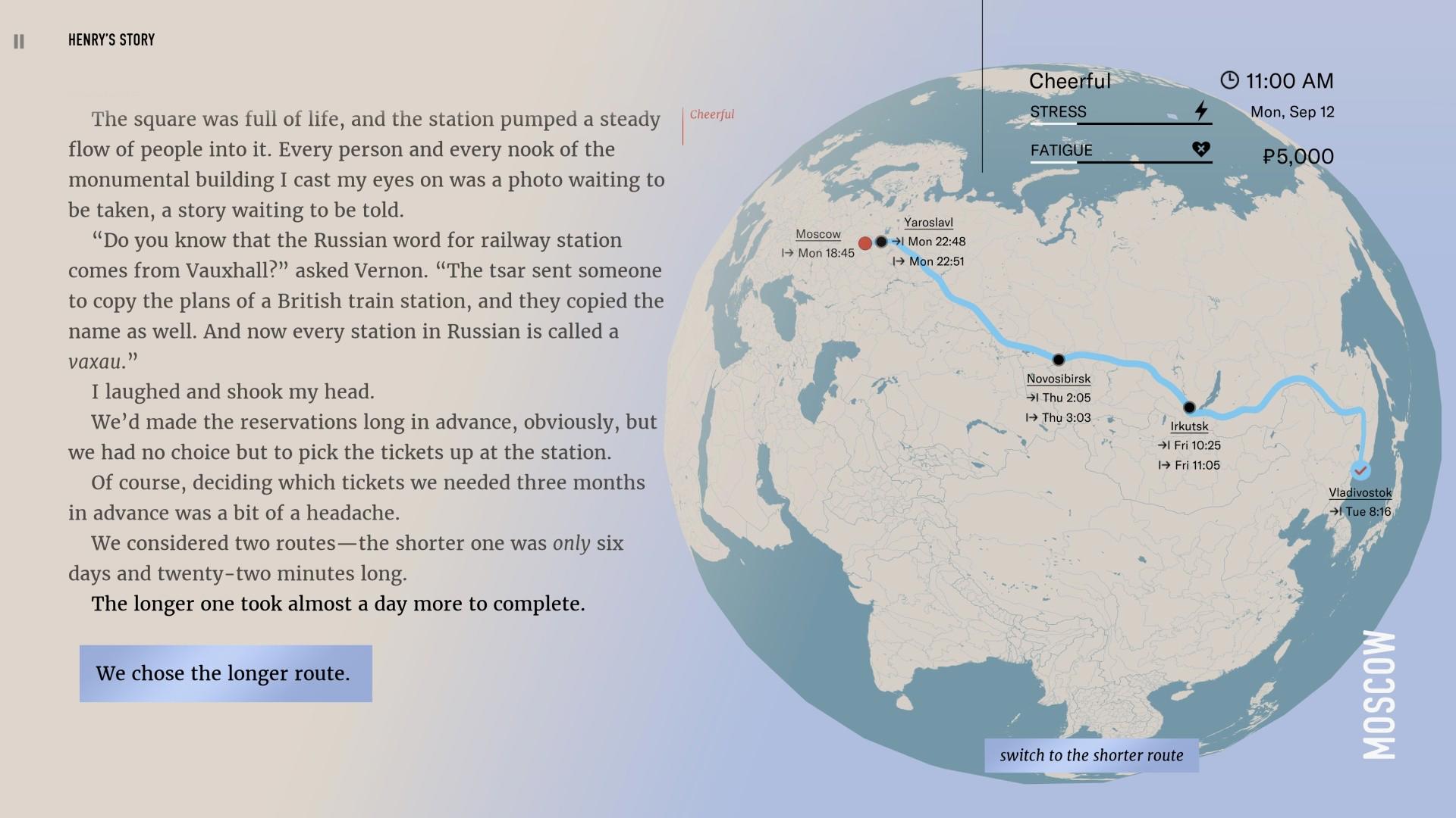 Wanderlust: Transsiberian screenshot 3