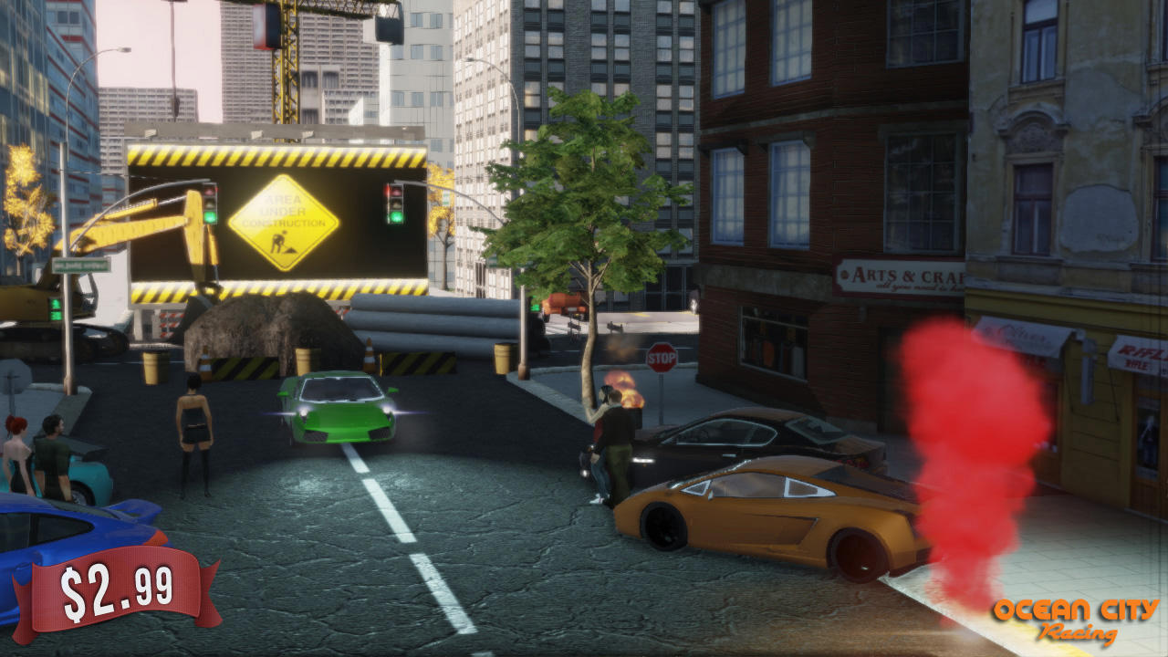 OCEAN CITY RACING screenshot 1