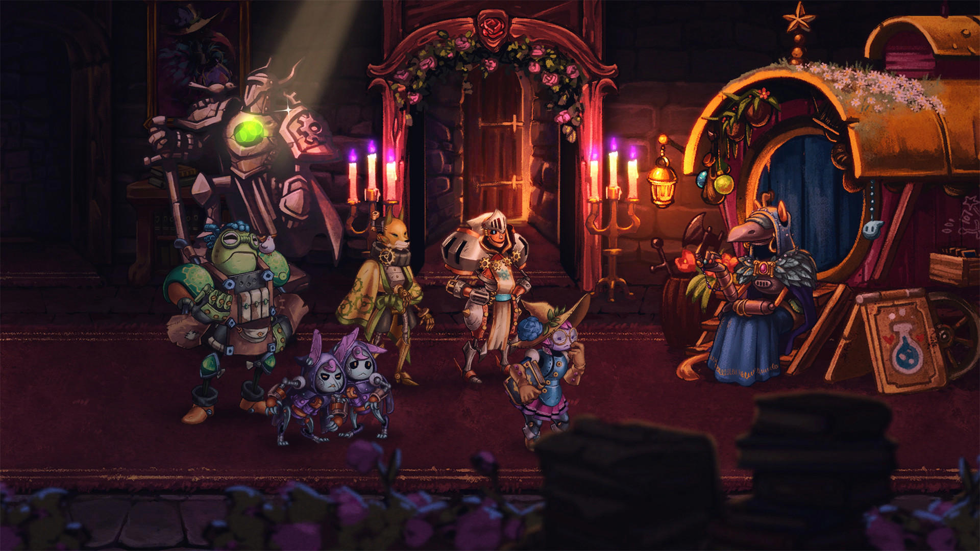 SteamWorld Quest: Hand of Gilgamech screenshot 1