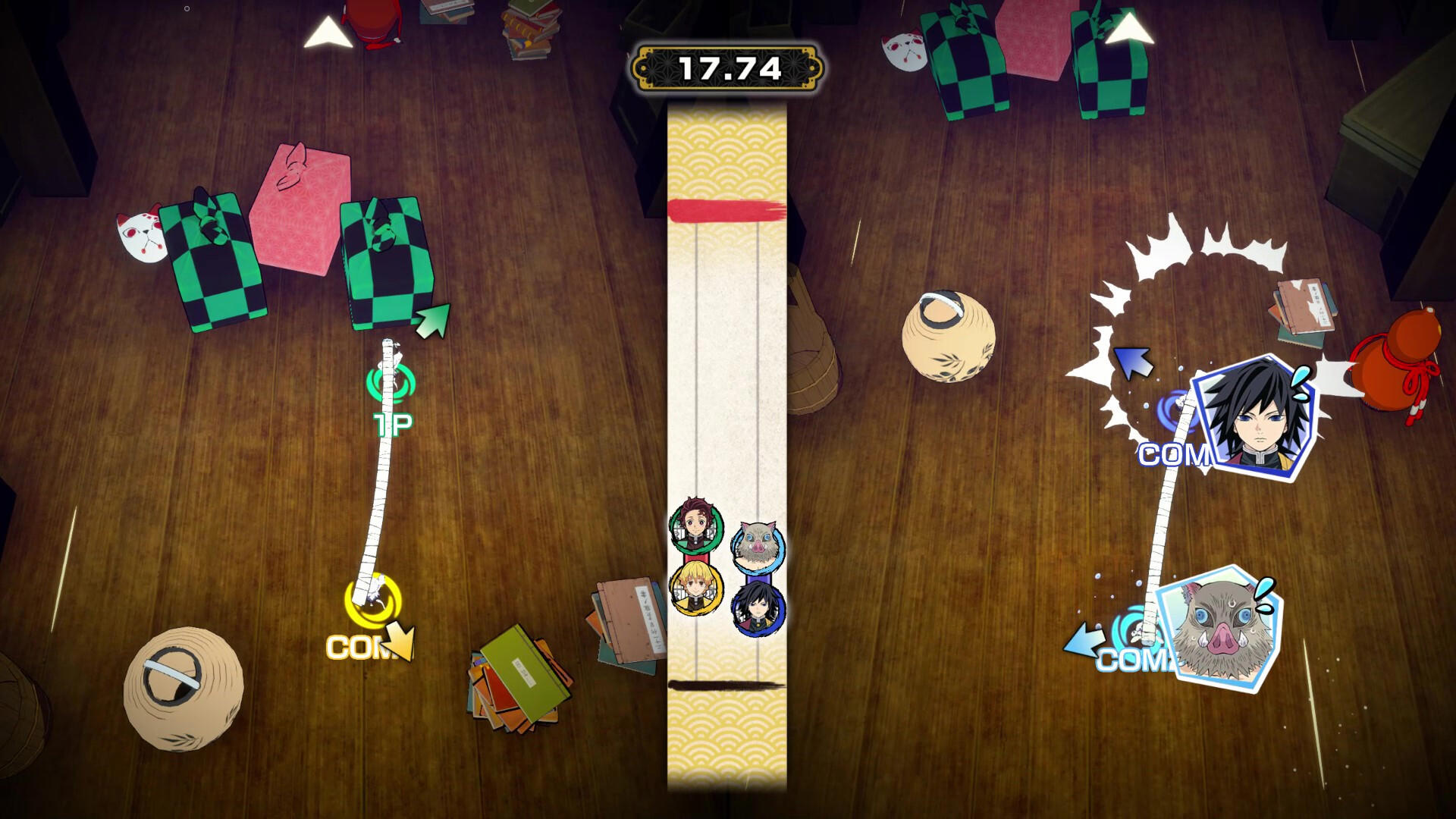 Demon Slayer -Kimetsu no Yaiba- Sweep the Board! screenshot 1