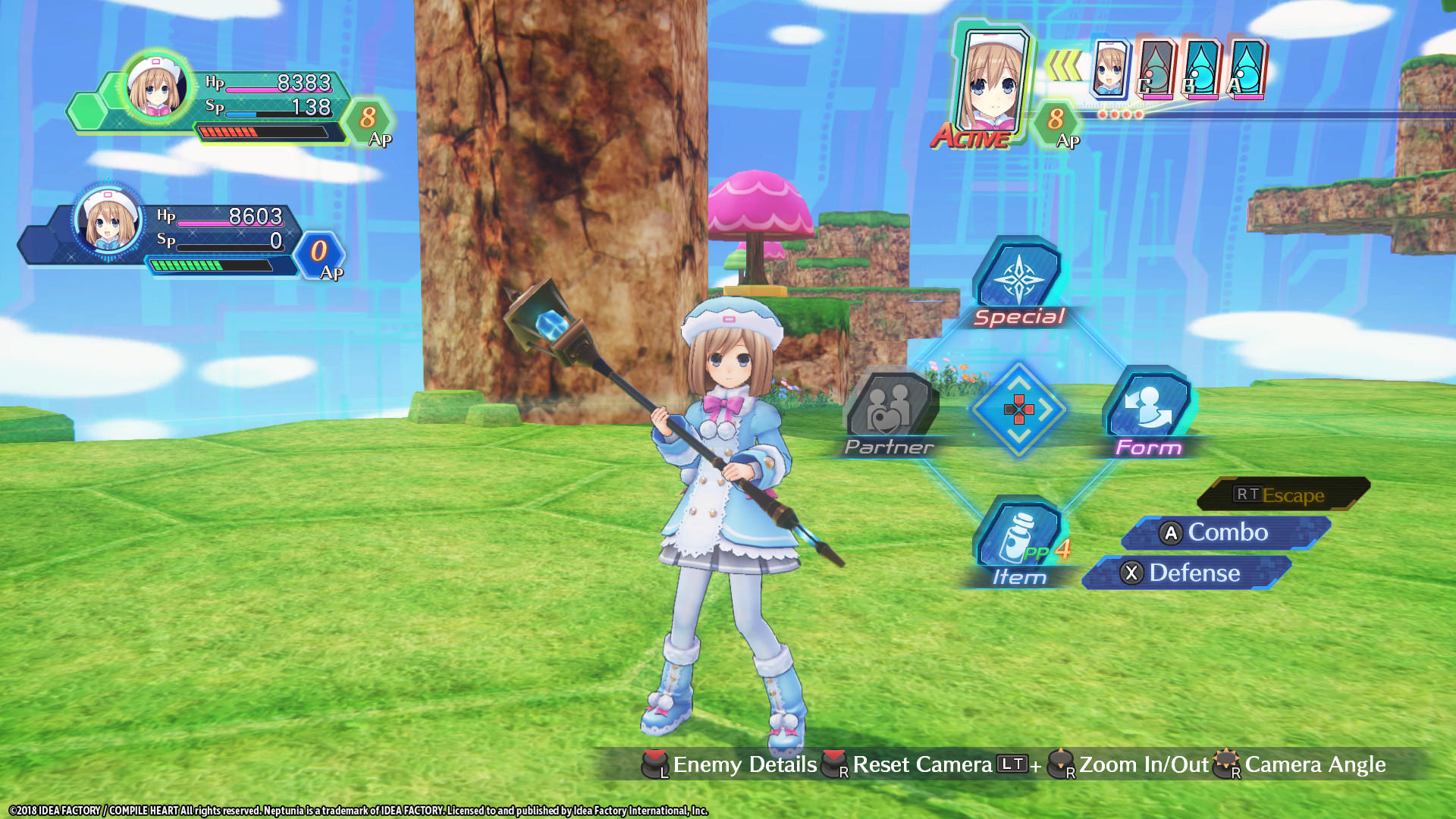 Megadimension Neptunia VIIR - 4 Goddesses Online Magician Weapon Set screenshot 2