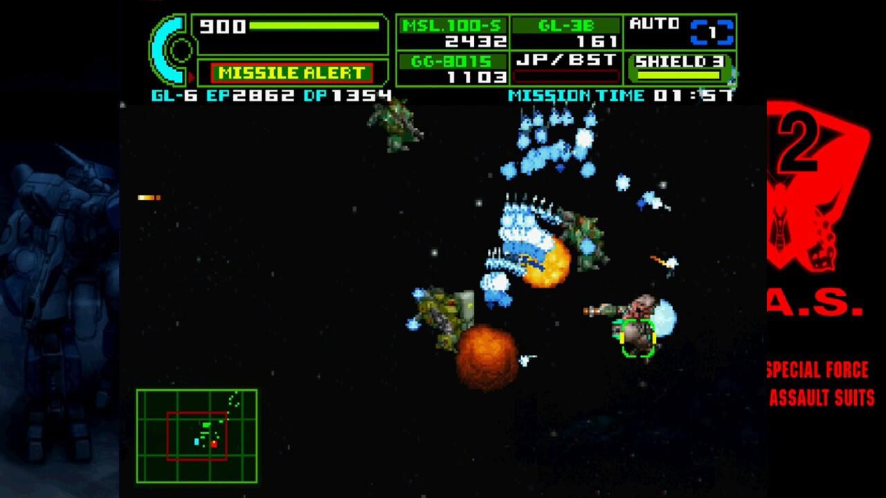 Assault Suit Leynos 2 Saturn Tribute screenshot 1