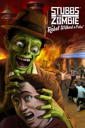 Stubbs the Zombie in Rebel Without a Pulse cover art