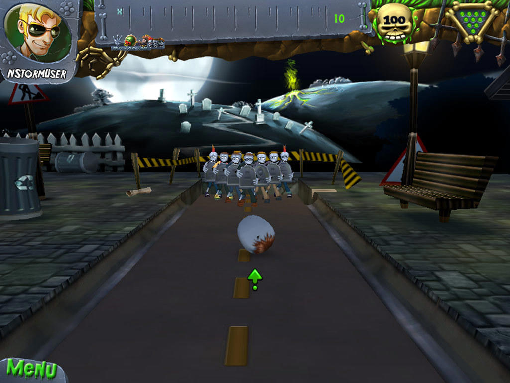 Zombie Bowl-o-Rama screenshot 1
