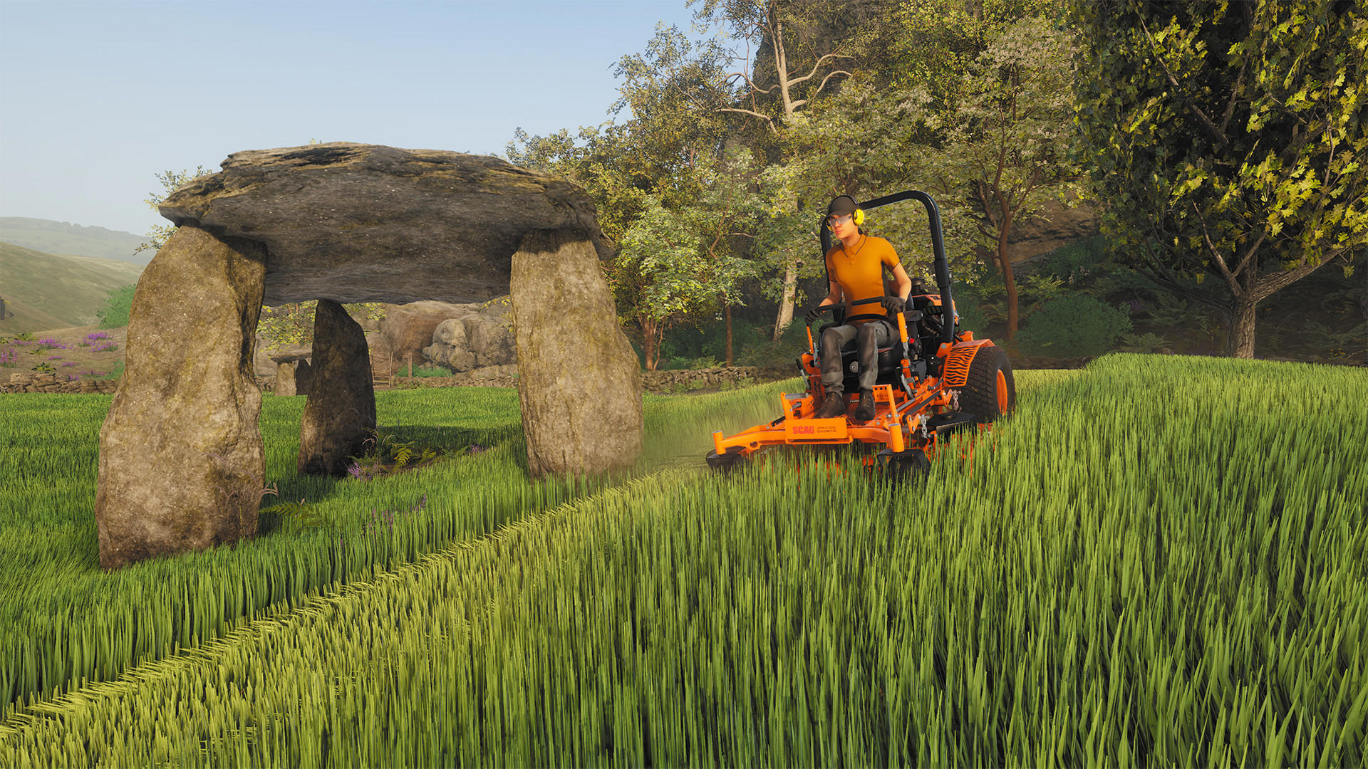 Lawn Mowing Simulator - Ancient Britain screenshot 2