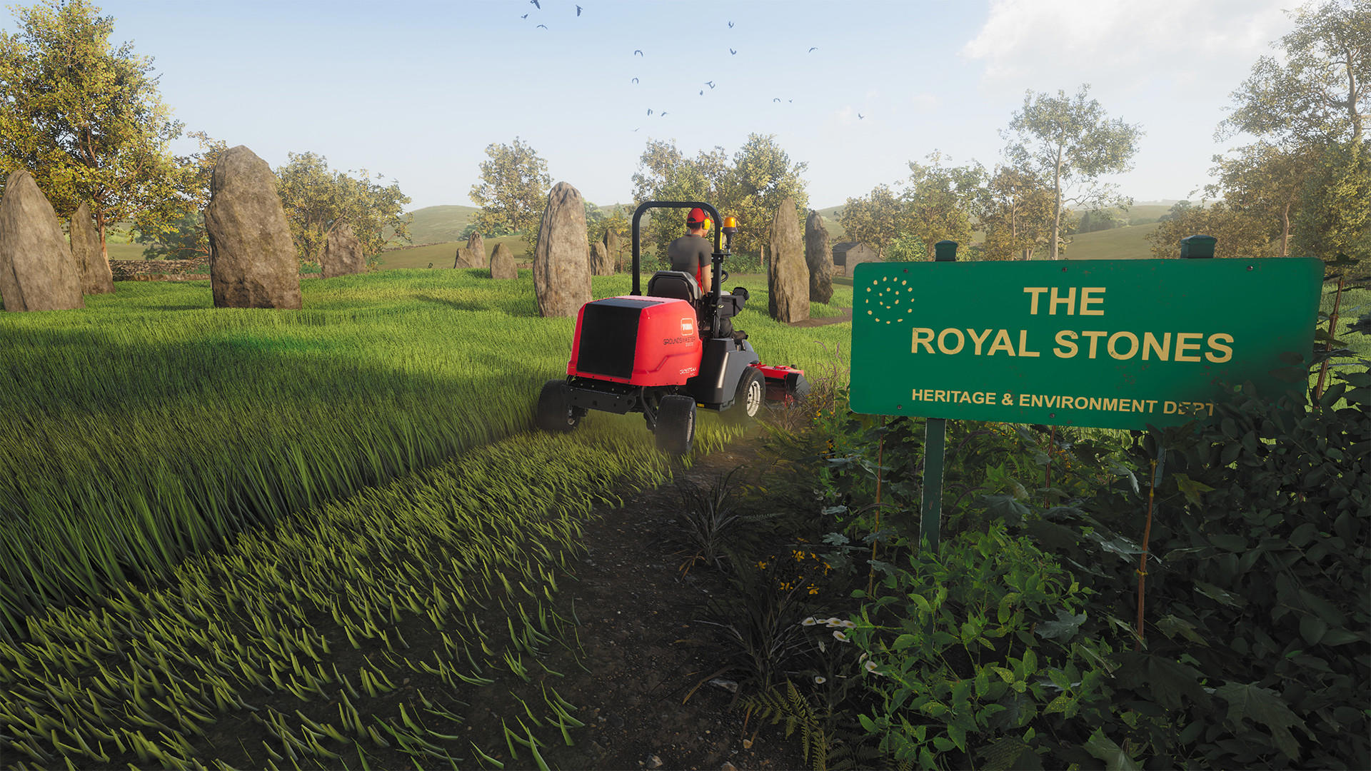 Lawn Mowing Simulator - Ancient Britain screenshot 3