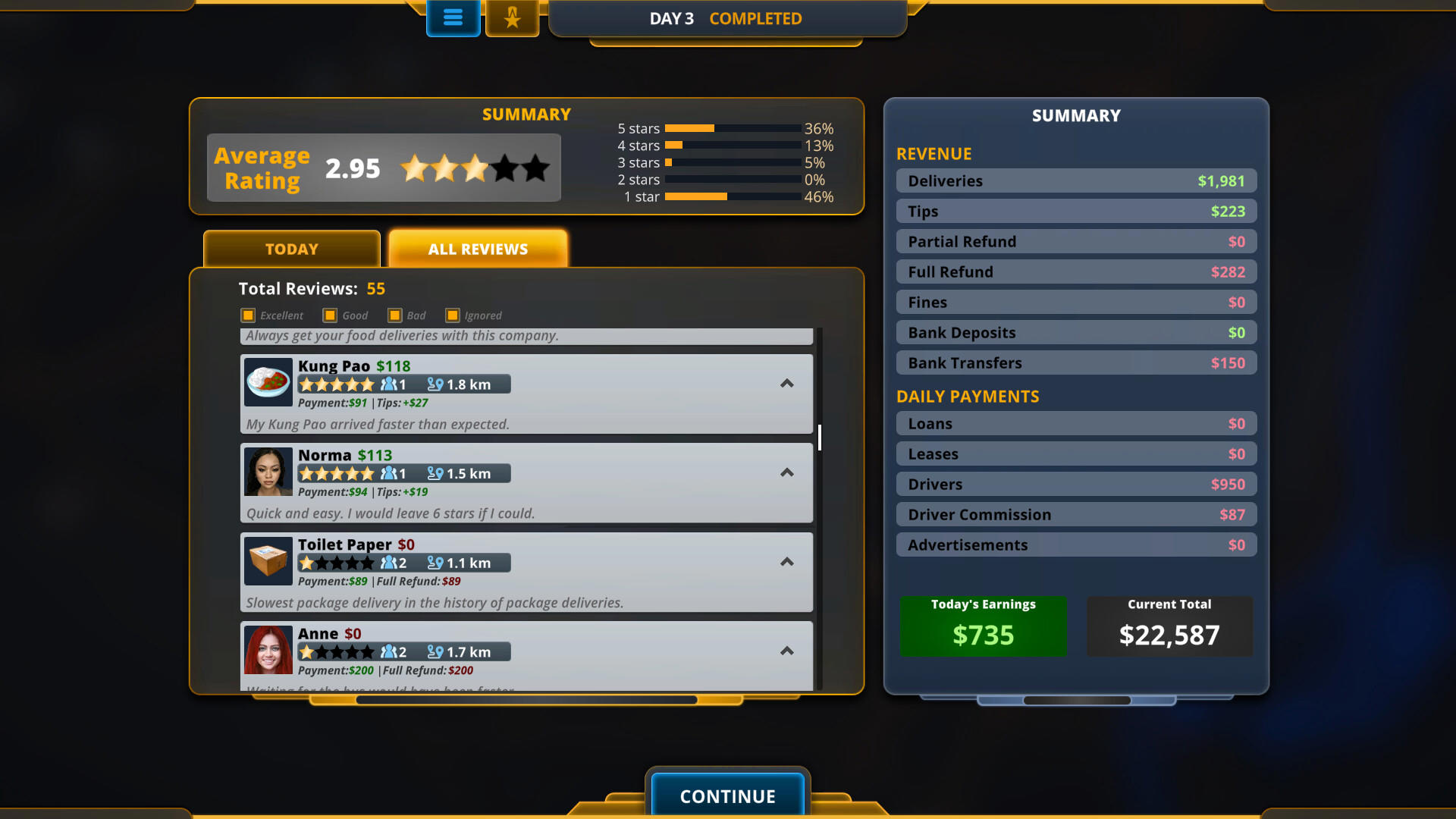 Delivery INC screenshot 2