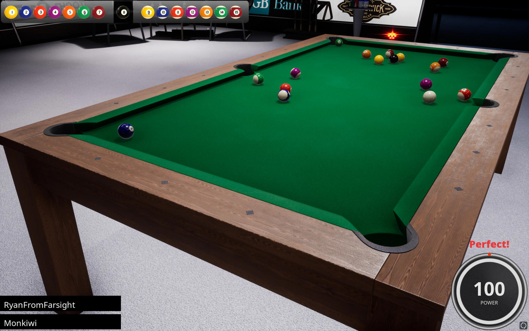 Brunswick Pro Billiards screenshot 1