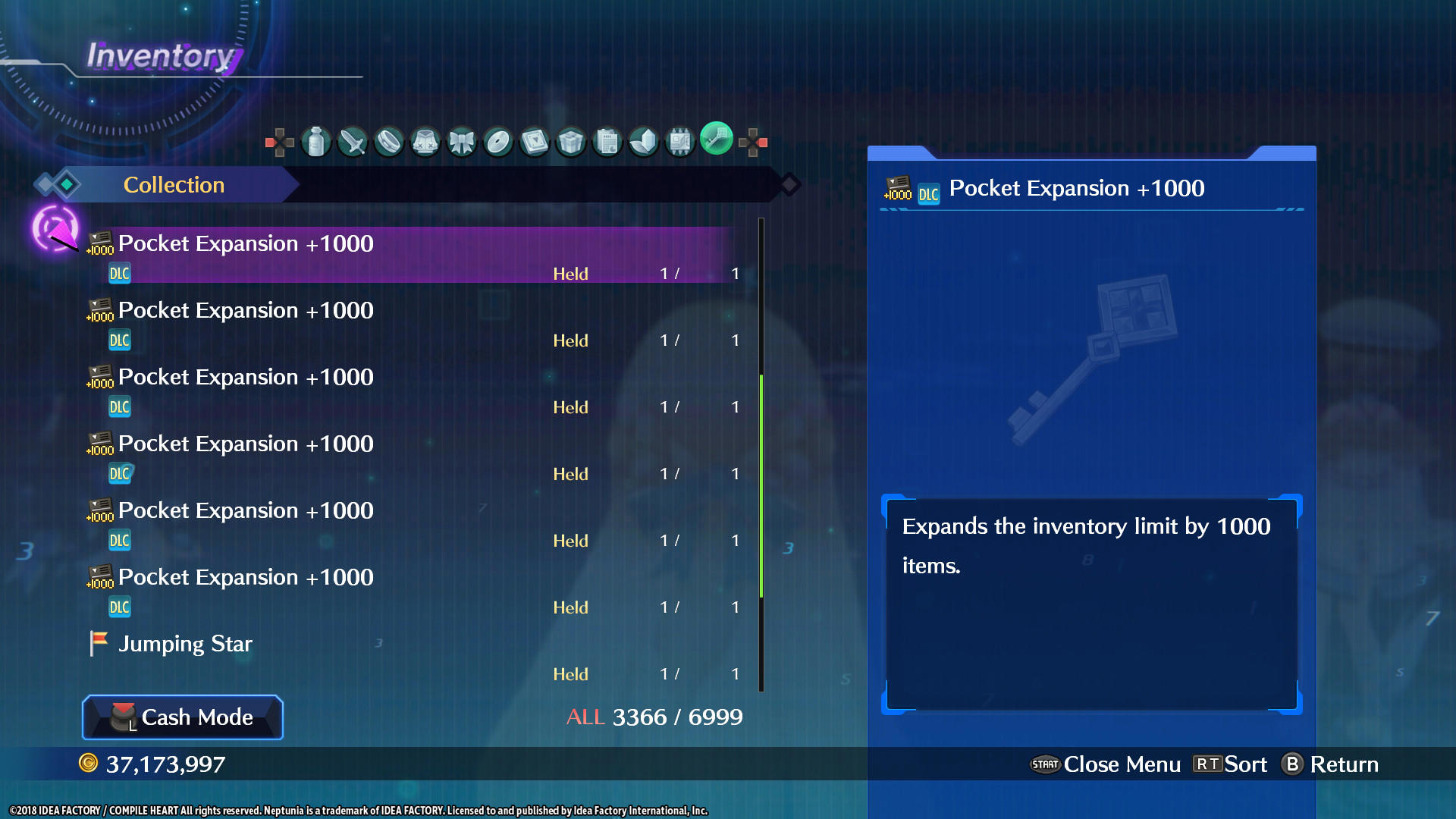 Megadimension Neptunia VIIR - Inventory Expansion 2 screenshot 1