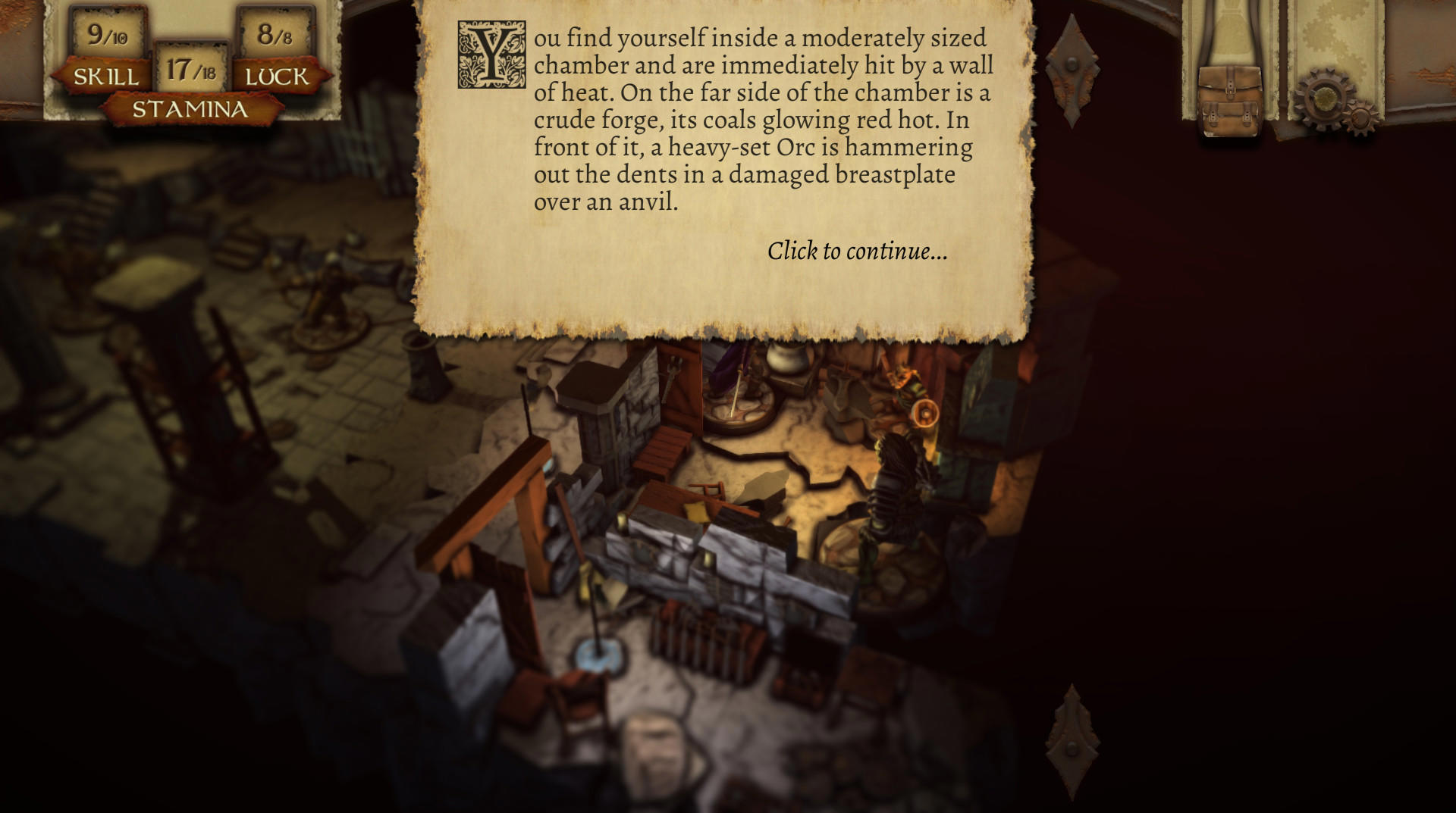 The Warlock of Firetop Mountain screenshot 2