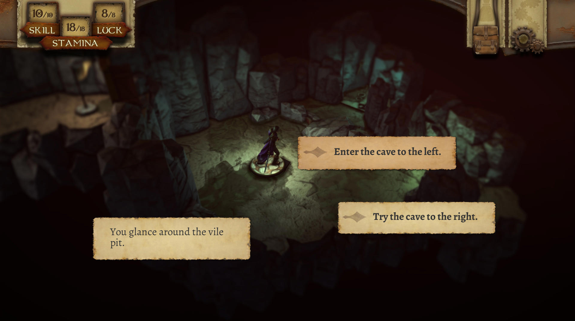 The Warlock of Firetop Mountain screenshot 1