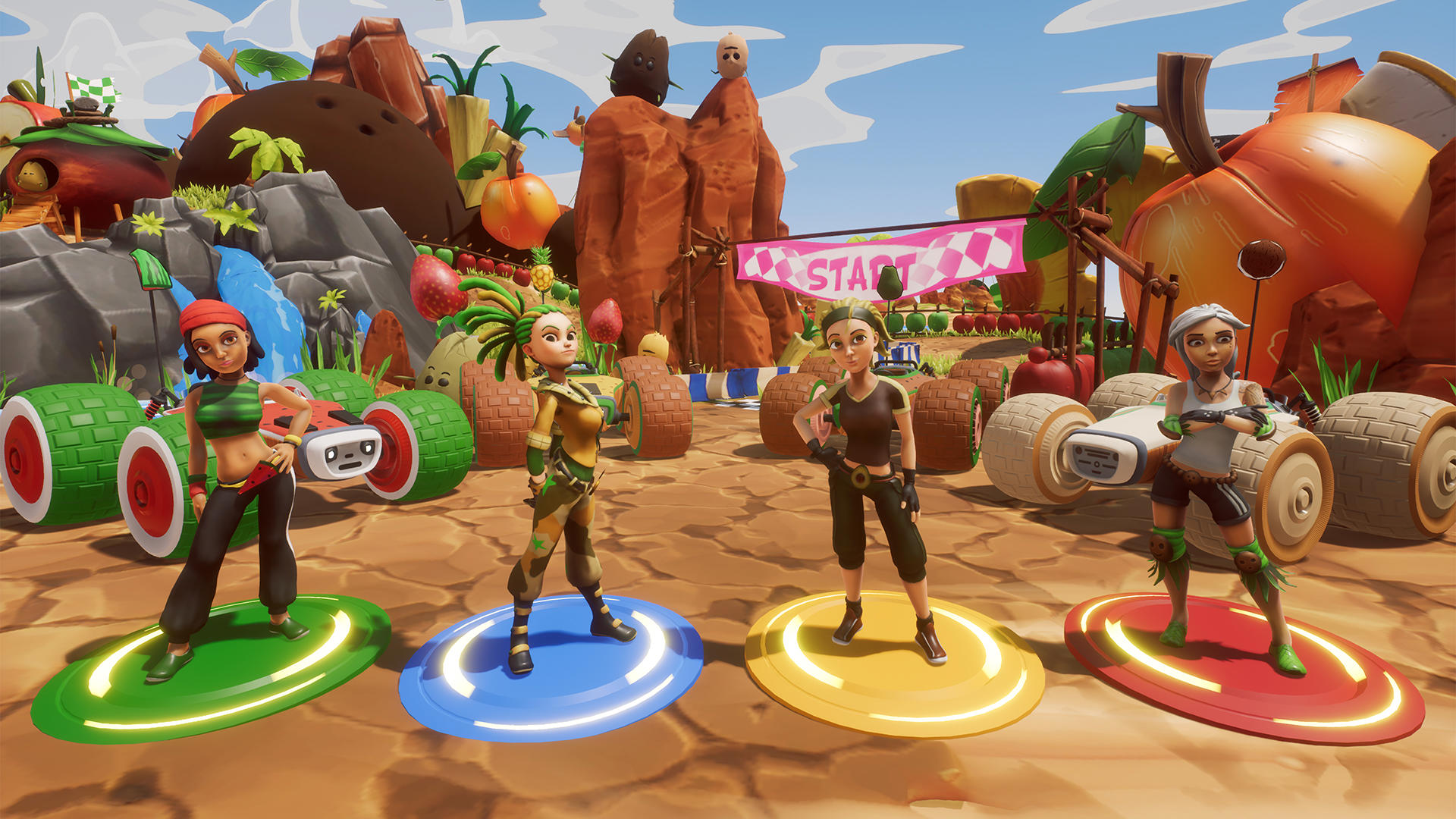 All-Star Fruit Racing screenshot 1