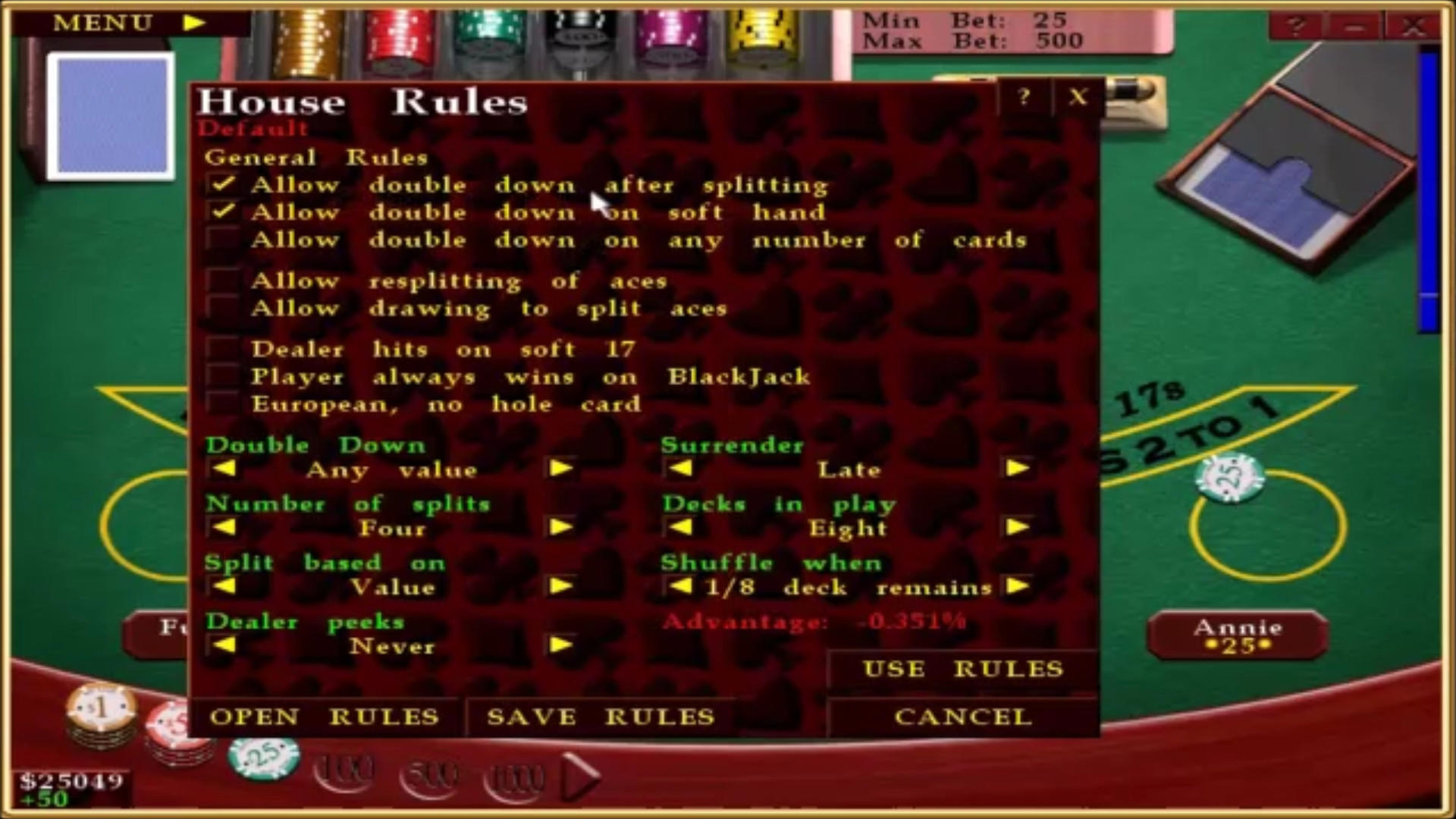 Casino Blackjack screenshot 1
