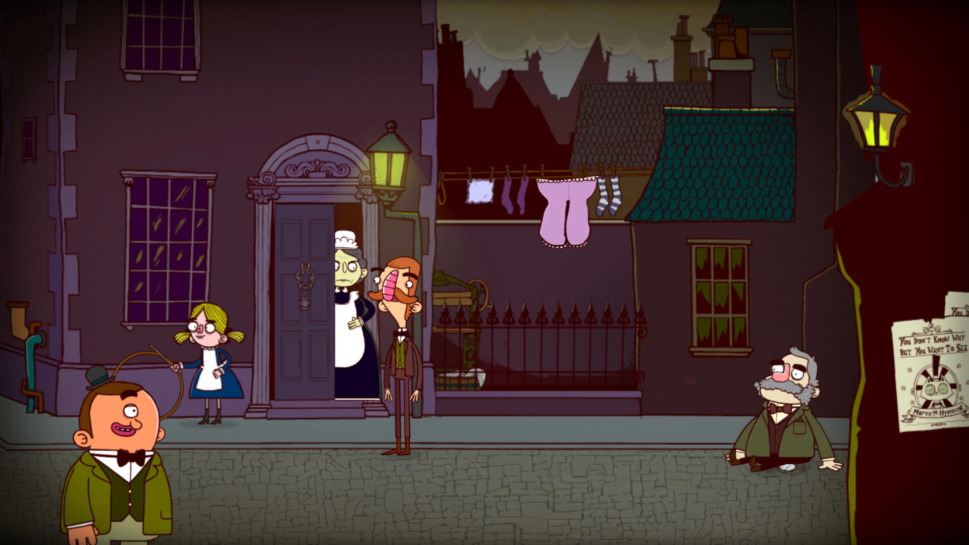 Adventures of Bertram Fiddle 1: A Dreadly Business screenshot 1