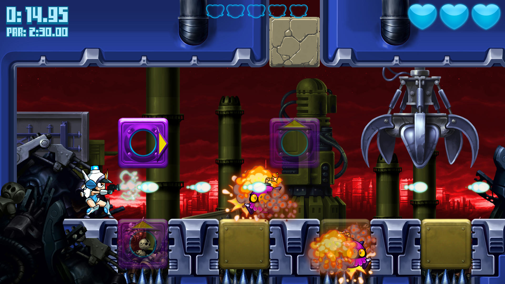 Mighty Switch Force! Hyper Drive Edition screenshot 3