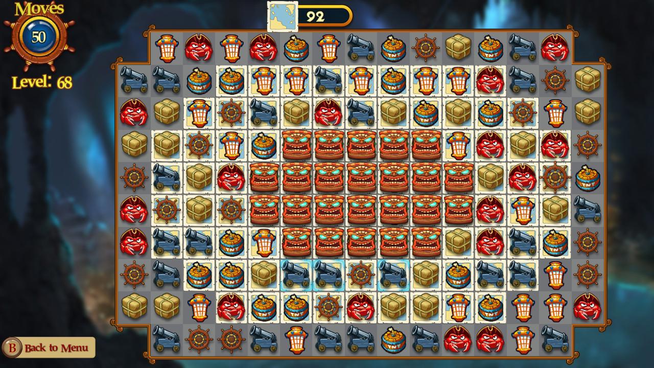 Match Three Pirates II screenshot 1