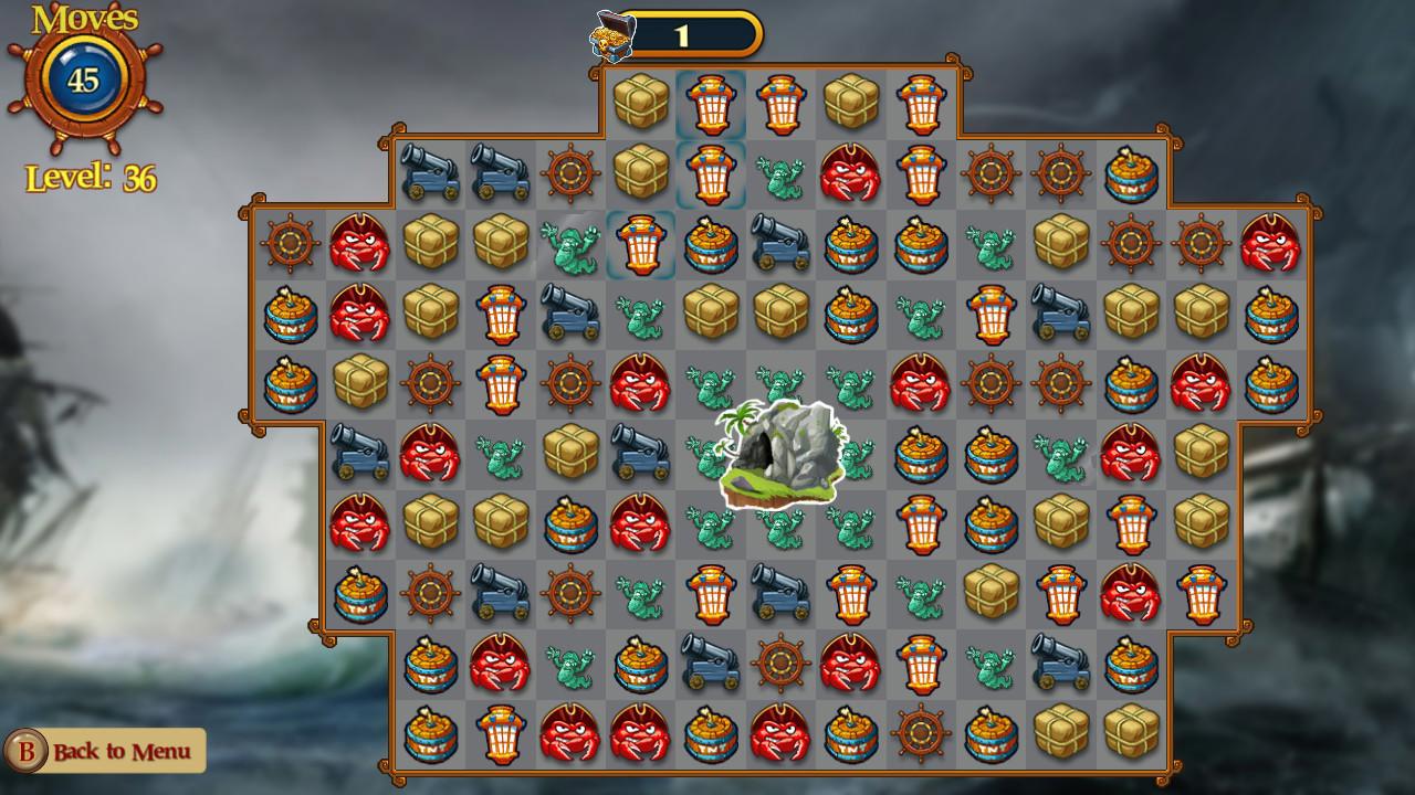 Match Three Pirates II screenshot 3